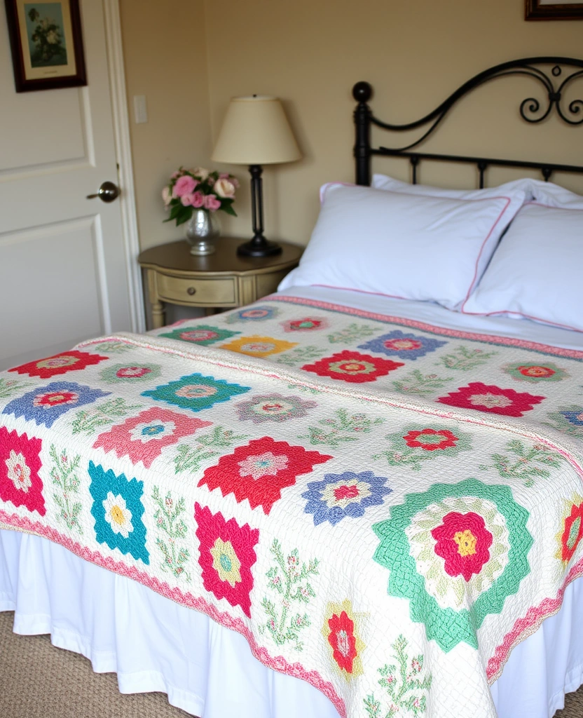 22 Cottagecore Decor Ideas That'll Make Your Home Feel Like a Fairytale! - 31. Timeless Quilts