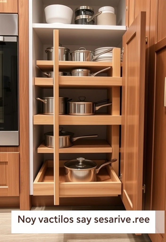 20 Clever Small Kitchen Ideas That Will Maximize Your Space Like Never Before! - 6. Pull-Out Cabinets