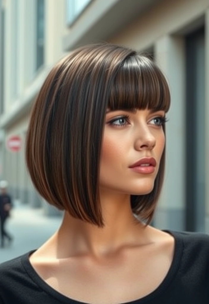 15 Unique Ear-Length Haircuts That Will Transform Your Look - 1. Sleek Blunt Bob