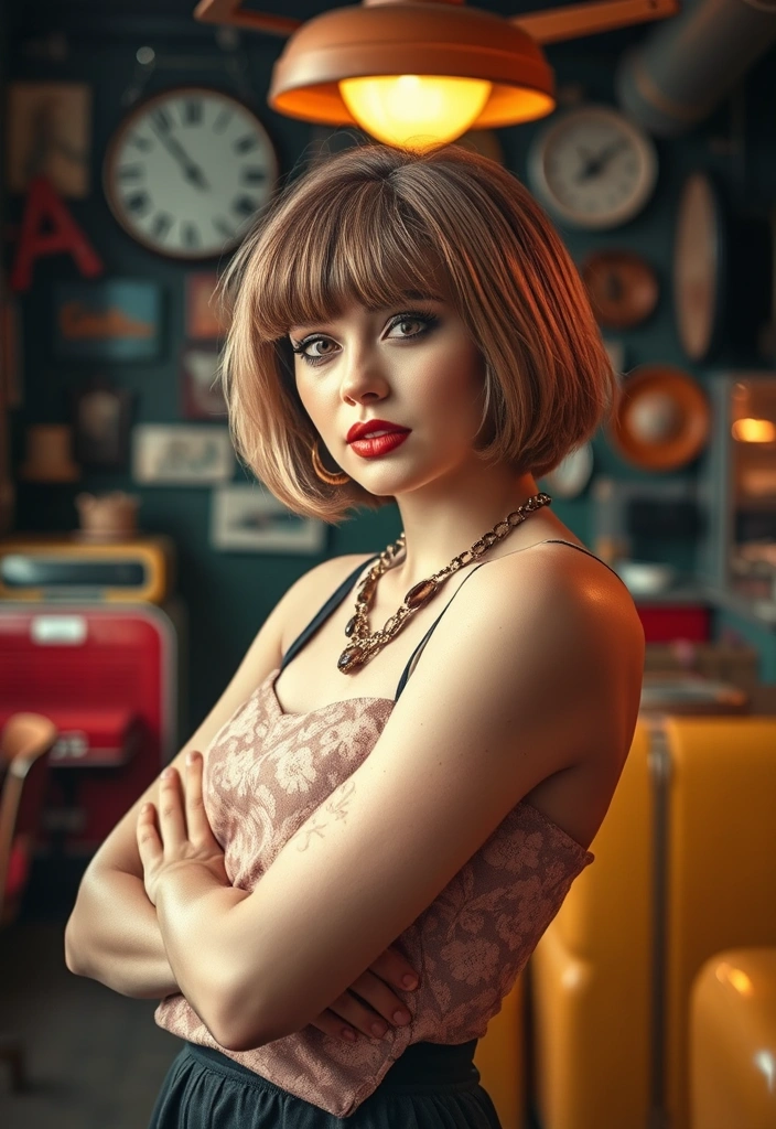 30 Stunning Shag Cut Ideas for Women That'll Make You Want to Book an Appointment NOW! - 16. Shag with Vintage Vibes