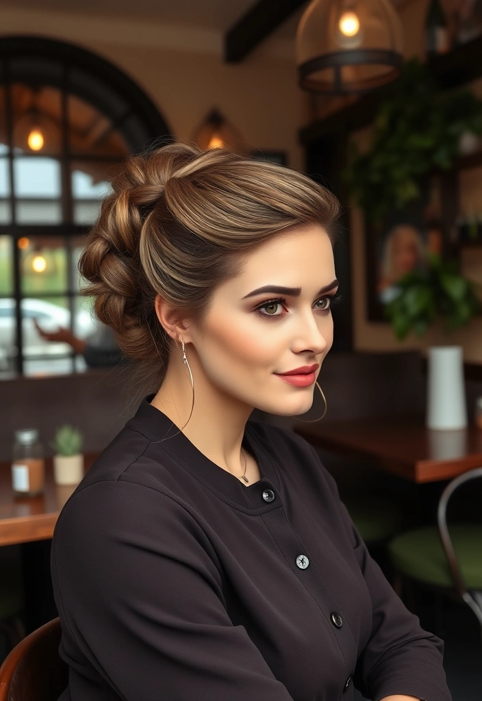 25 Quick Hairstyles for Every Occasion (You'll Want to Try #12 Today!) - 15. Twisted Half-Up Style