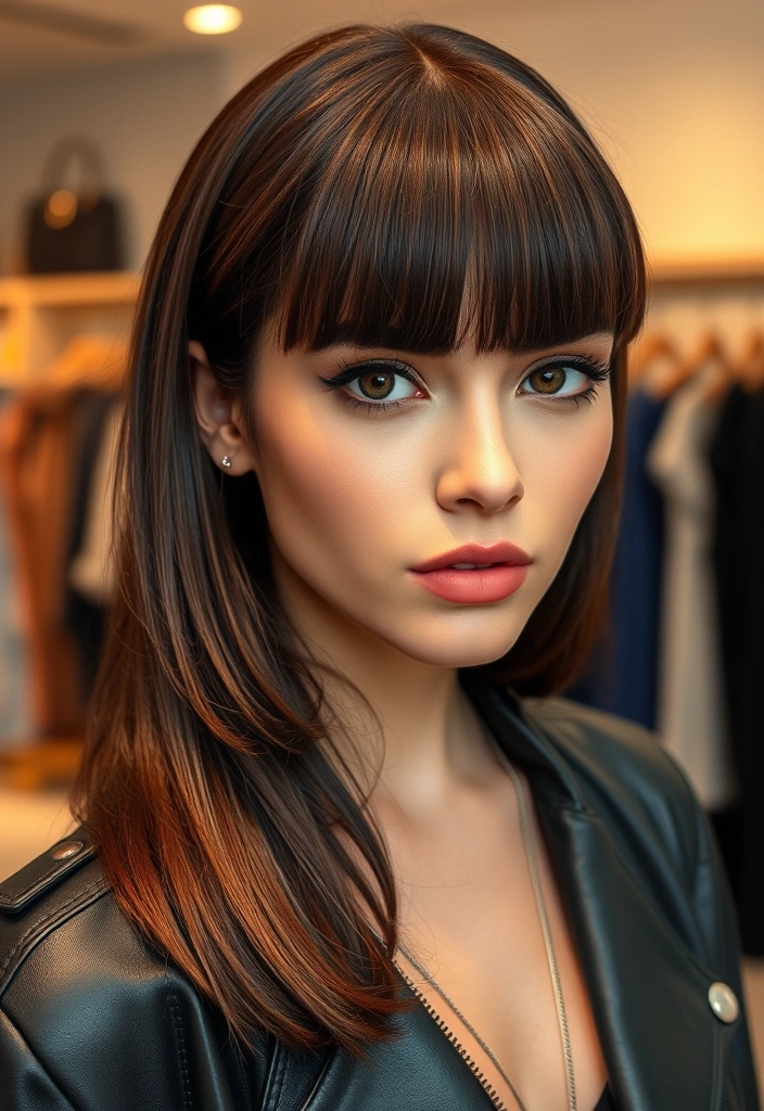 24 Edgy Short Haircuts That Will Make You Want to Chop It All Off! - 8. Blunt Cut with Bangs