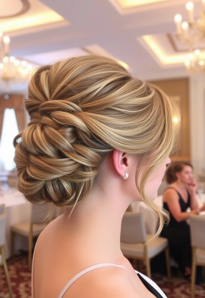 20 Dazzling Textured Haircuts That Will Transform Your Look Instantly! - 20. Textured Updo