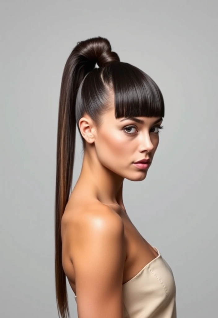 50 Best Hairstyles Ideas That Will Transform Your Look Instantly! - 7. Sleek High Ponytail