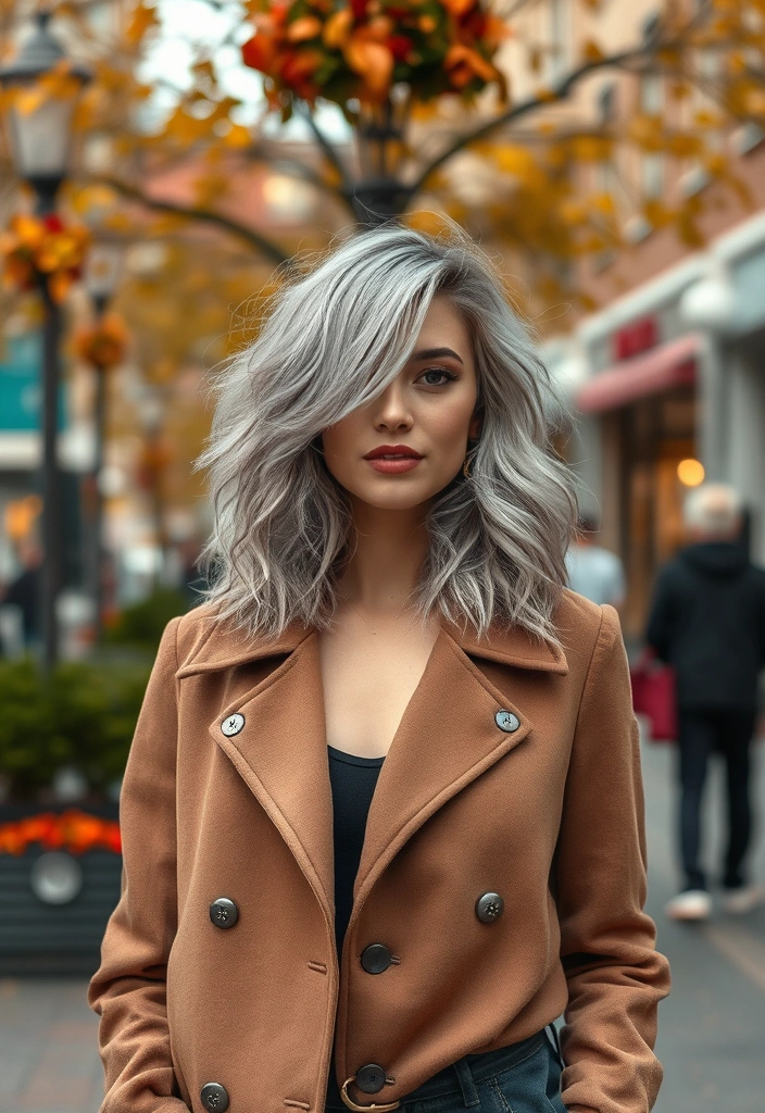 23 Stunning Fall Hair Color Ideas That Will Turn Heads This Autumn! - 19. Silver Ash