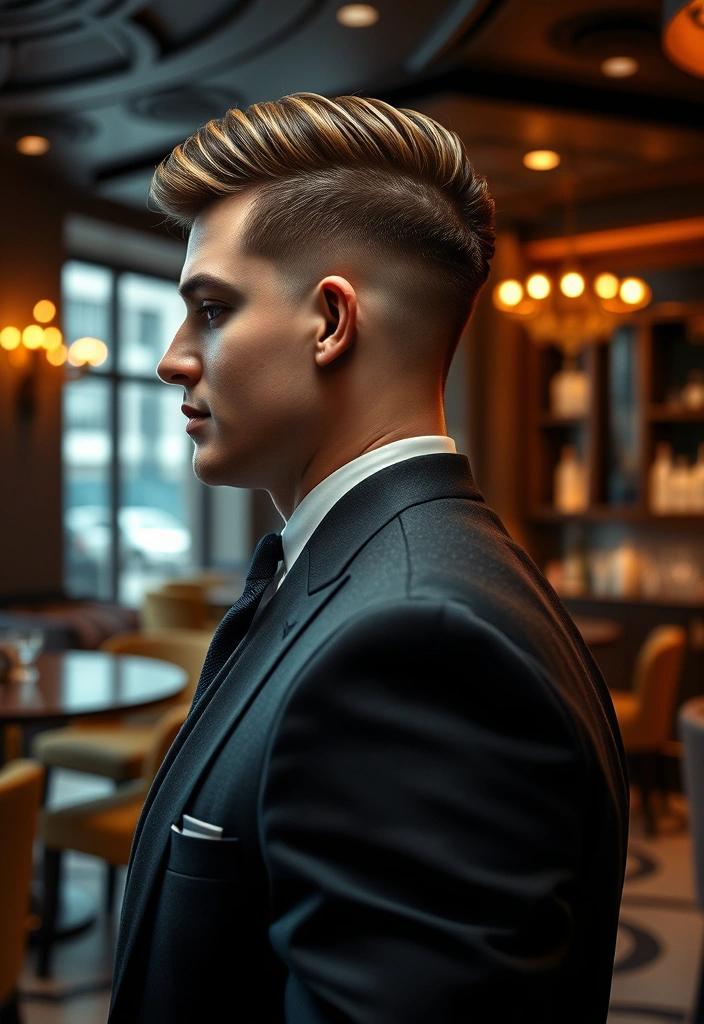 15 Short Flow Haircuts for Men That Will Turn Heads Everywhere! - 10. The Slick Back Flow