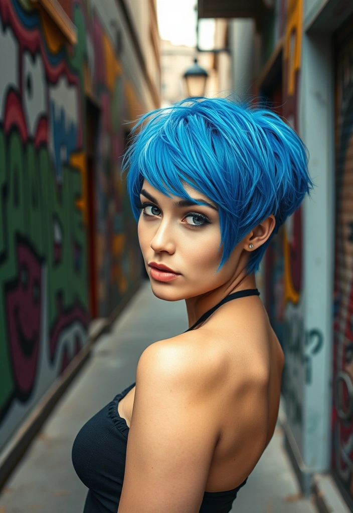 30 Stunning Shag Cut Ideas for Women That'll Make You Want to Book an Appointment NOW! - 9. Vibrant Color Shag