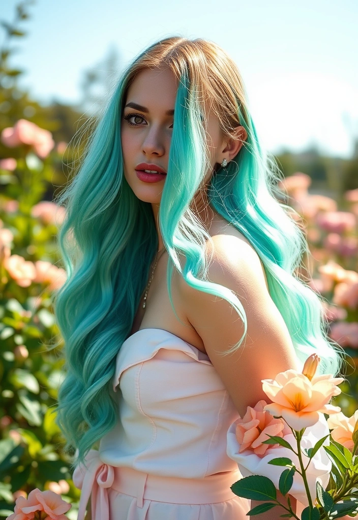 25 Bold Hair Dye Ideas That Will Transform Your Look Instantly! - 21. Bright Mint