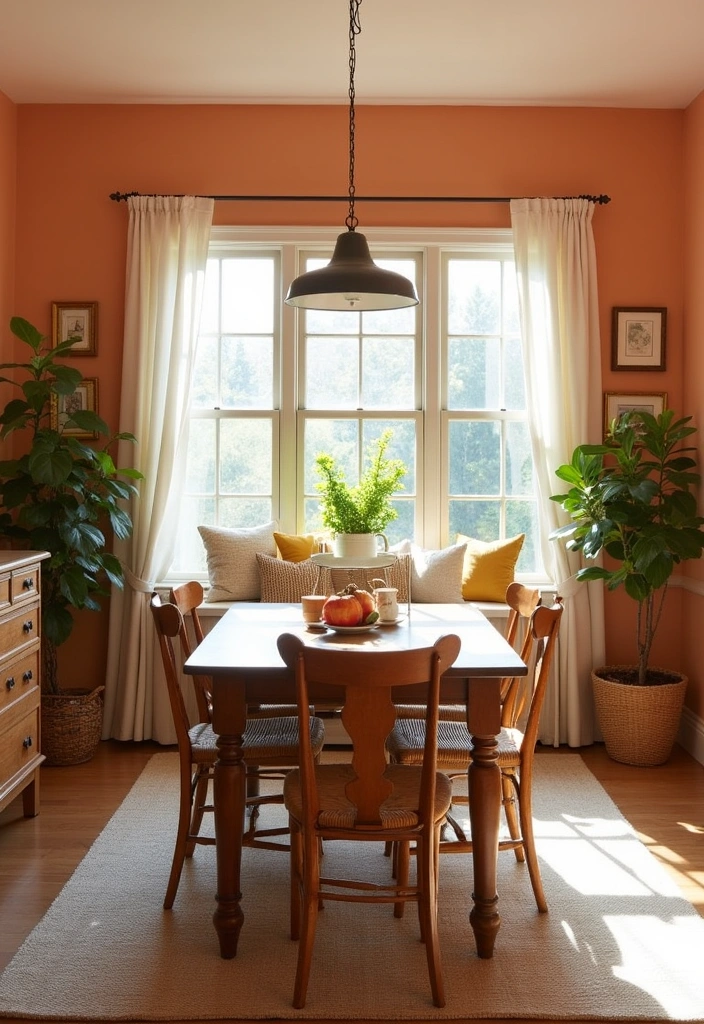 21 Best Paint Colors for Dining Room That Will Make You Want to Host Every Weekend! - 18. Warm Apricot