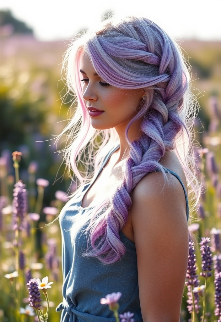 25 Lively Spring Hair Color Trends That Will Brighten Your Look! - 2. Bright Lavender Dreams