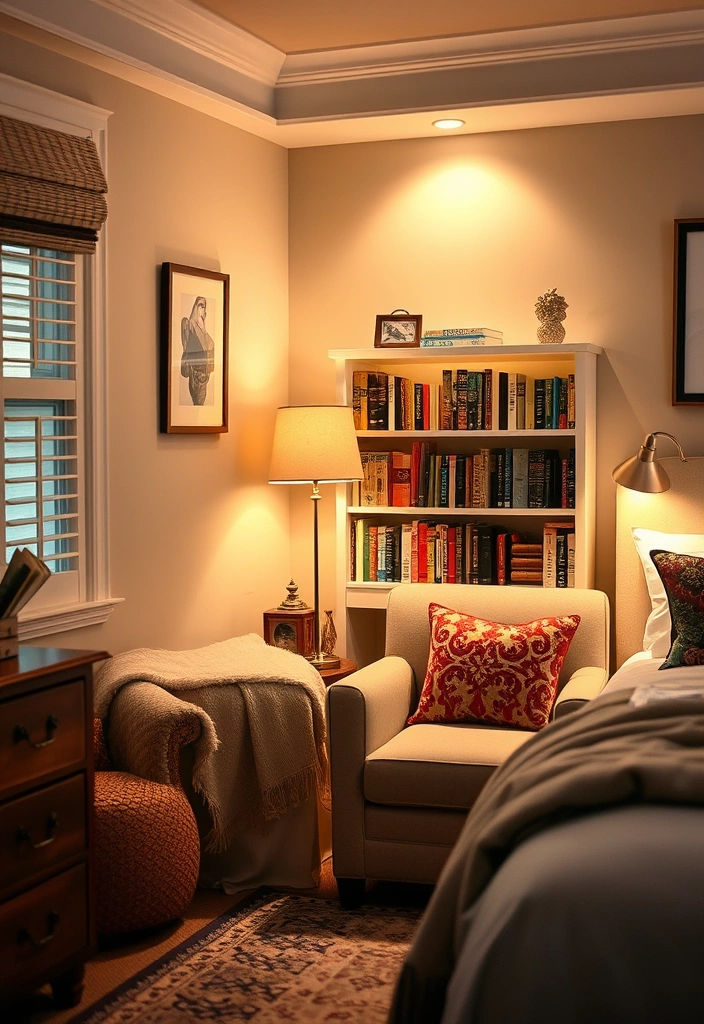 25 Trendy Bedroom Ideas For Men That Will Transform Your Space! - 7. Cozy Reading Nook