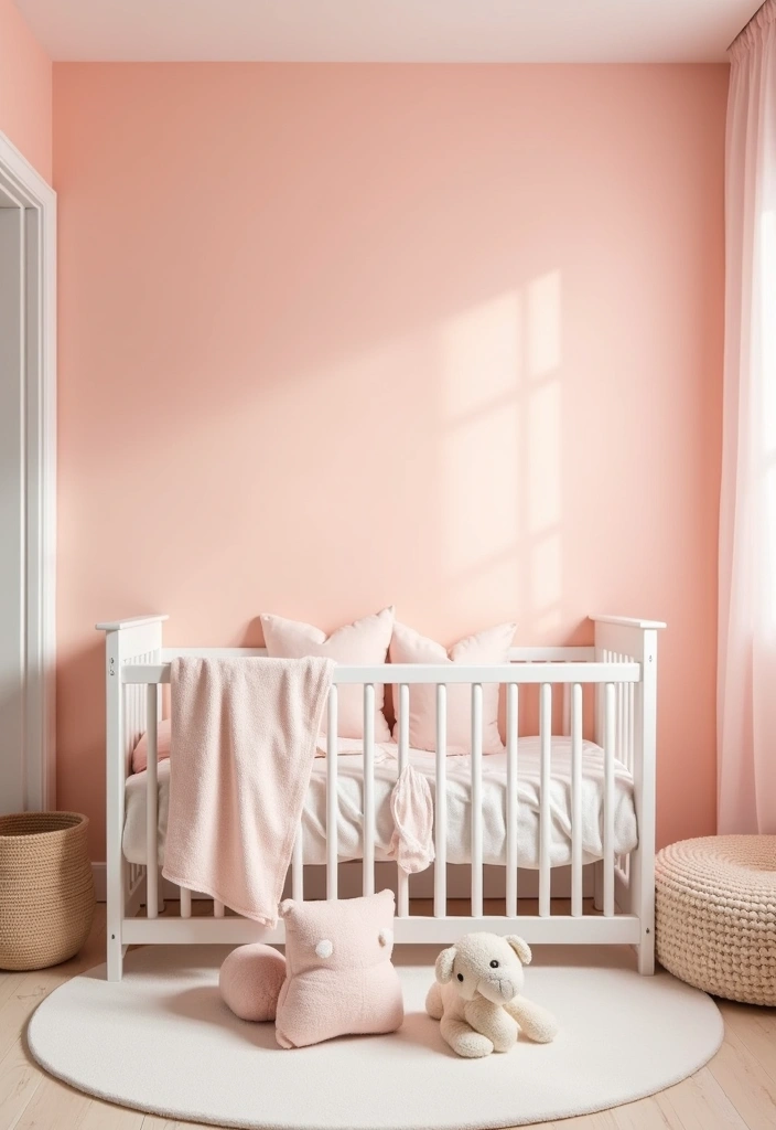 26 Best Modern Farmhouse Paint Colors That Will Transform Your Space! - 25. Peachy Pink: Soft and Whimsical