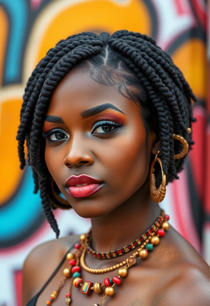 25 Elegant Short Bob Ideas for Black Women That Will Turn Heads! - 7. Braided Bob