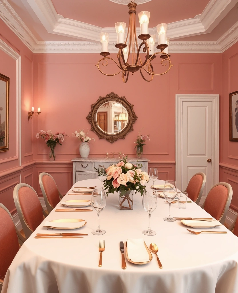 21 Best Paint Colors for Dining Room That Will Make You Want to Host Every Weekend! - 27. Sophisticated Dusty Rose