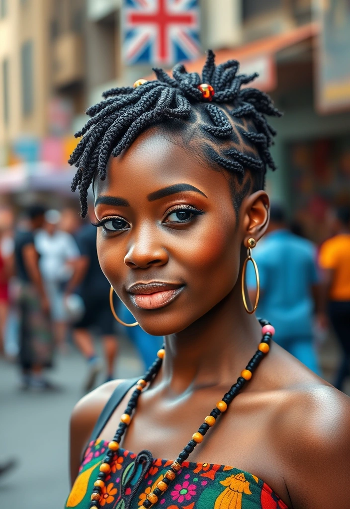 15 Chic Pixie Cuts for Black Women That Will Turn Heads! - 12. Pixie Braids