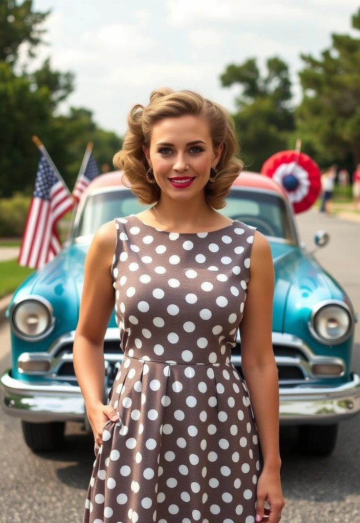 21 Patriotic and Stylish 4th of July Hairstyles That'll Make You Shine! - 12. Vintage Victory Rolls