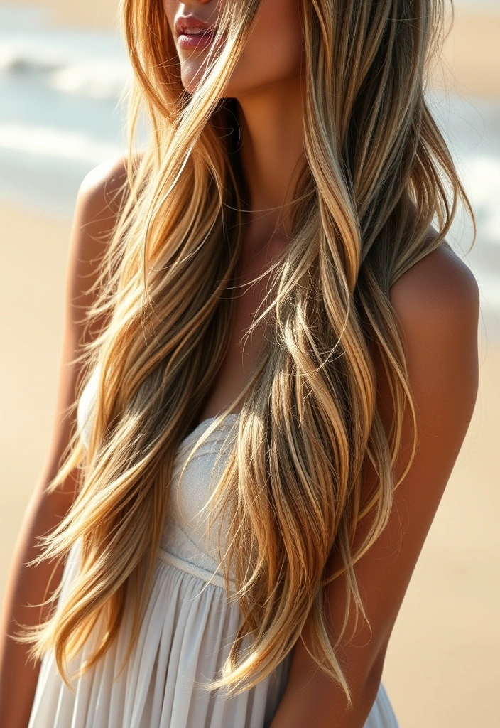 19 Stunning Long Layered Haircuts You'll Want to Try ASAP (Number 7 Is a Game-Changer!) - 1. Soft Beachy Waves