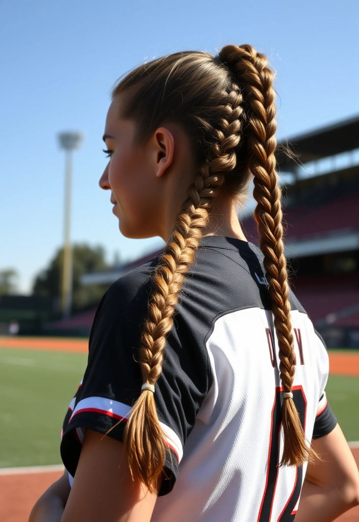 15 Sporty Softball Hairstyles That'll Make You Stand Out on the Field! - 8. Fishtail Braid