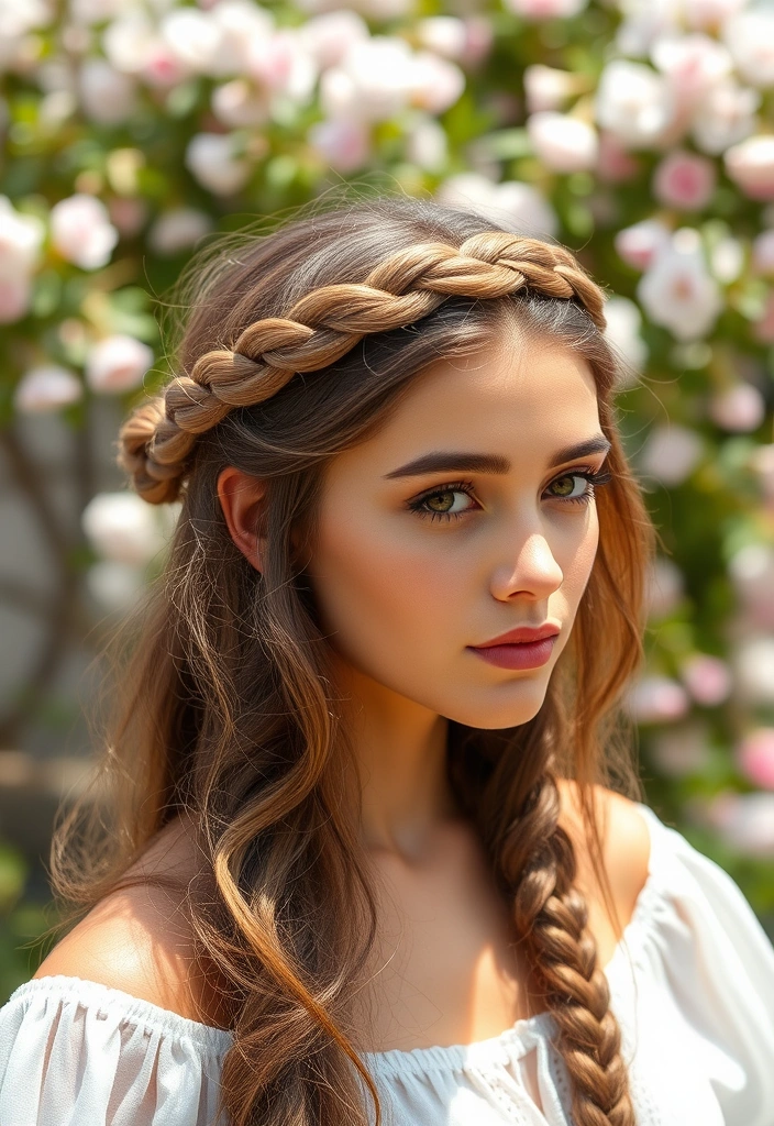 15 Fashionable Tucked Hairstyles That Will Turn Heads Everywhere! - 10. Tucked Braided Crown