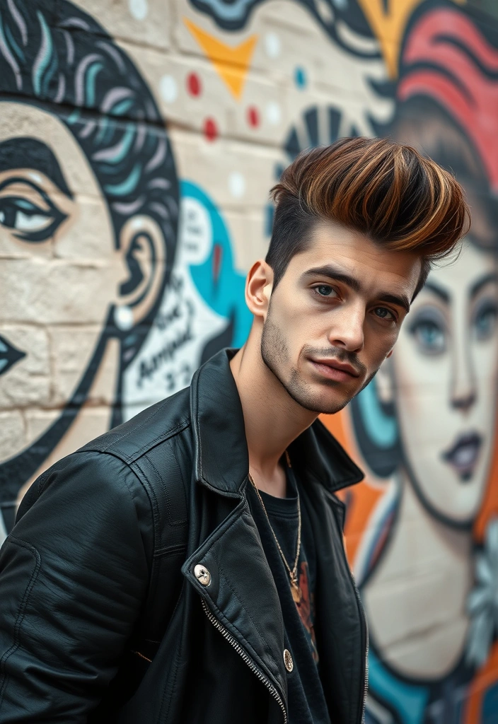 21 Flowy Haircut Ideas for Men That Will Transform Your Look Instantly! - 14. The Artistic Quiff