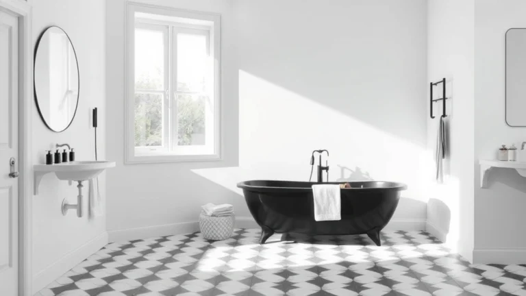 26 Stunning Black And White Bathroom Designs That Will Leave You Speechless!