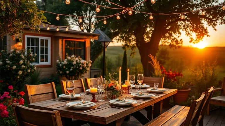 20 Al Fresco Dining Setups That Will Transform Your Backyard into a Culinary Paradise!